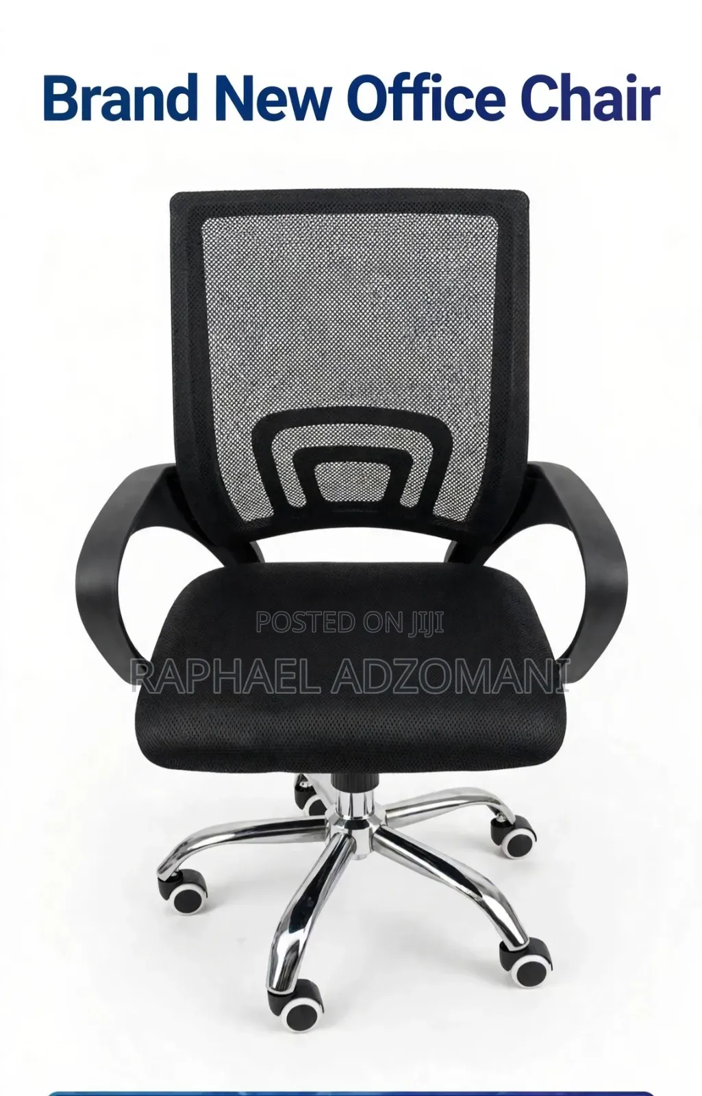 _Brand New Office Chair - Mesh Back, Swivel Wheels