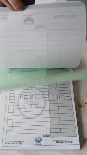 Carbonated Invoice Books