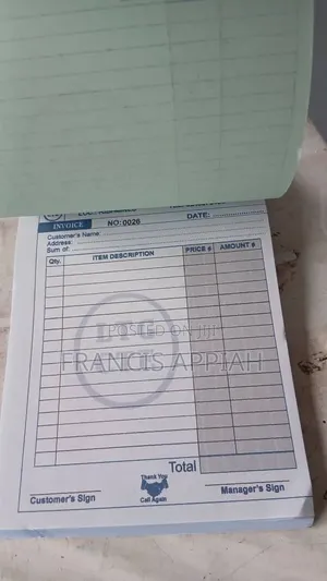 Carbonated Invoice Books
