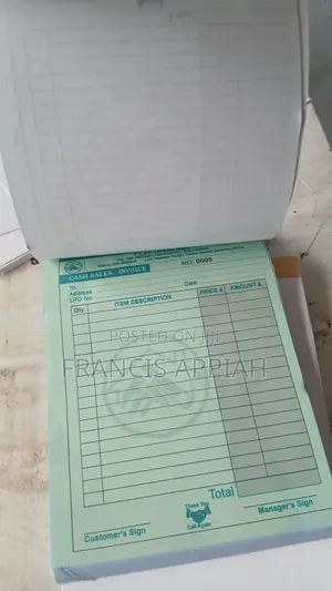 Carbonated Invoice Books