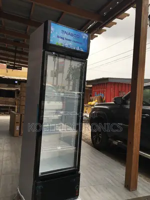 A Strong Glass Door Nasco 298 LTRS Display Fridge-Nas-Fl360-1dr