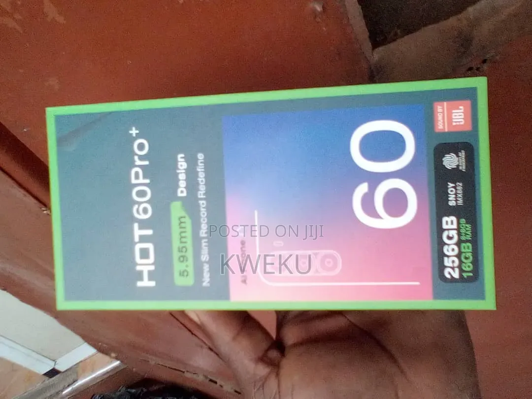 New Infinix Hot 60 Pro+ 256 GB Black