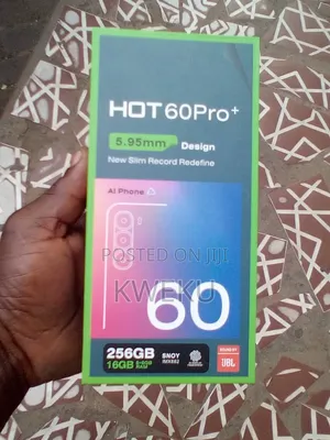 New Infinix Hot 60 Pro+ 256 GB Black