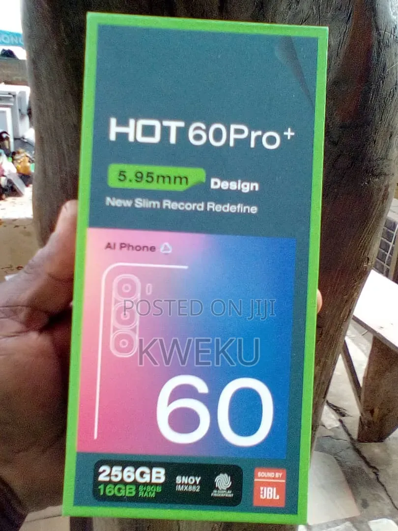 New Infinix Hot 60 Pro+ 256 GB Black