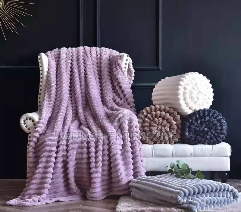 King-Size Fluffy Bedsheets With 2 Pillowcases