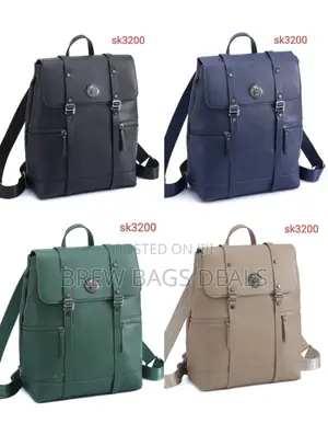 Premium Quality Thick Leather Sunsilk Backpack.