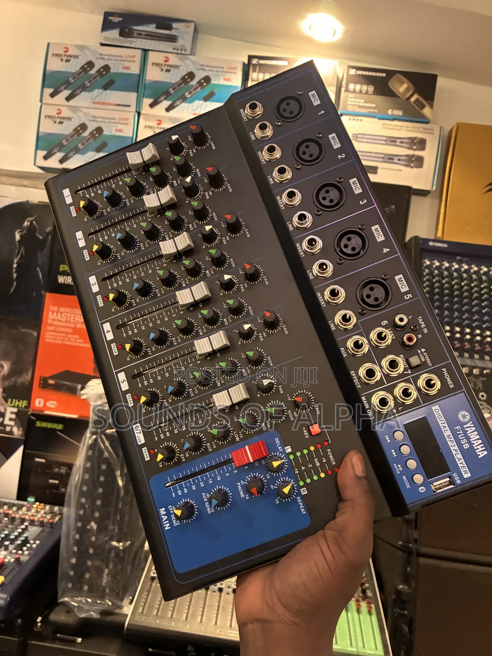 Yamaha 7channel Mixer