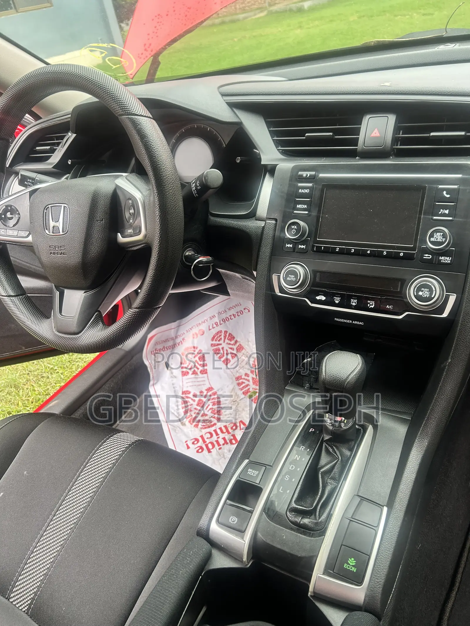 Honda Accord Sport SE 4dr Sedan FWD (2.4L 4cyl 2A) 2017 Red