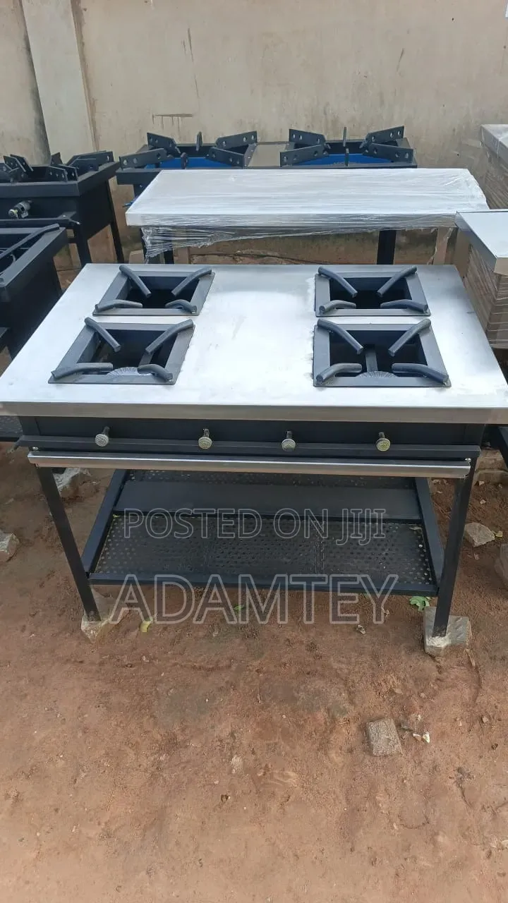 Gas Grill With Stove