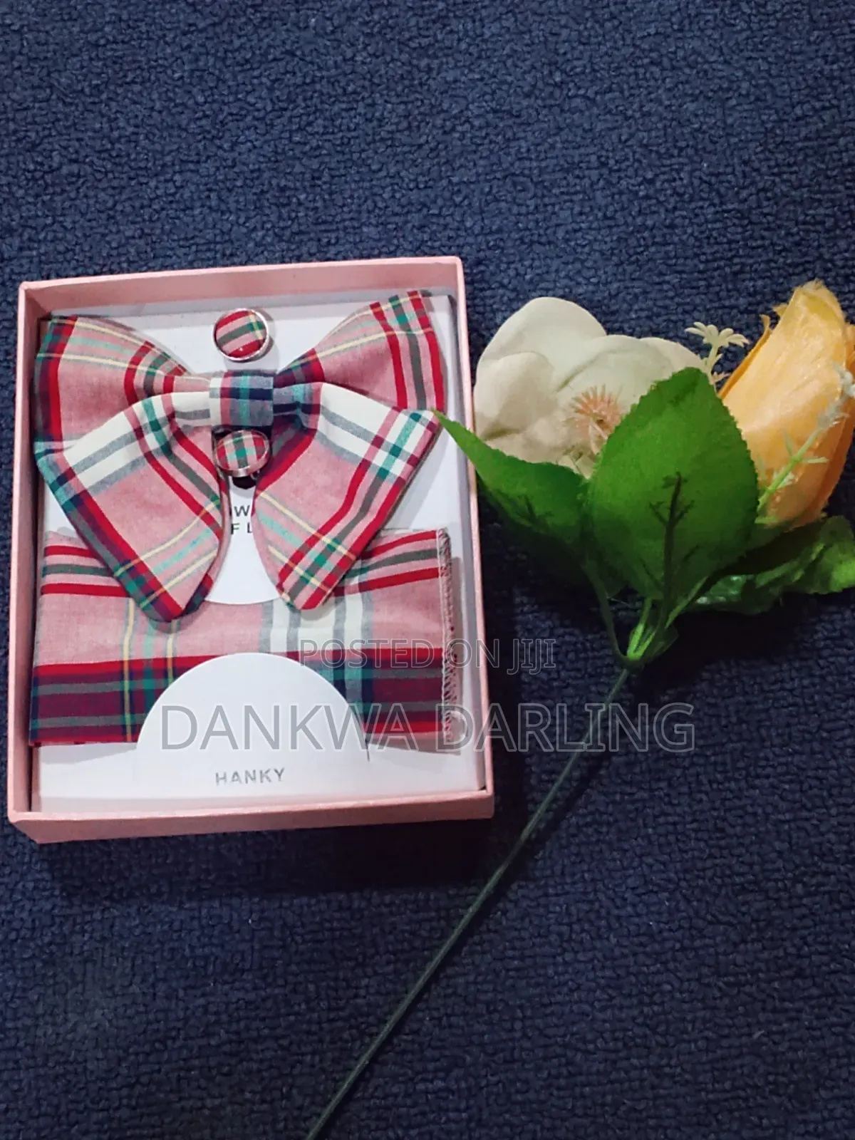 Colourful Checkered Bowtie and Flying Tie