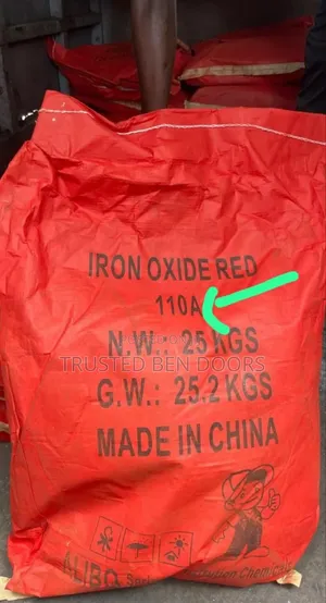Red Pigment Iron Oxide 25kg for Construction