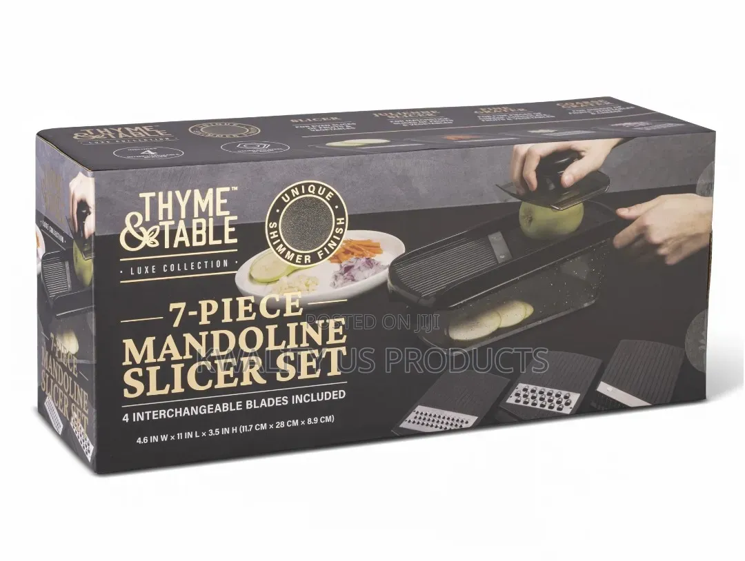 Thyme Table 7-Piece Mandoline Slicer Set