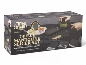 Thyme Table 7-Piece Mandoline Slicer Set