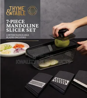 Thyme Table 7-Piece Mandoline Slicer Set