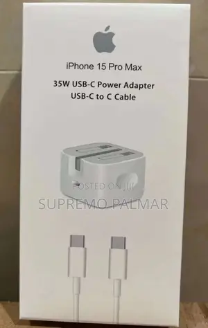 35W Type-C Charging Set With Power Adapter USB-C Cable - iPhone