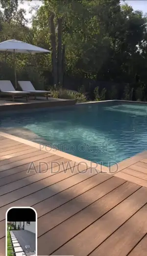 Quality 3D WPC Embossed Decking Pool and Floors