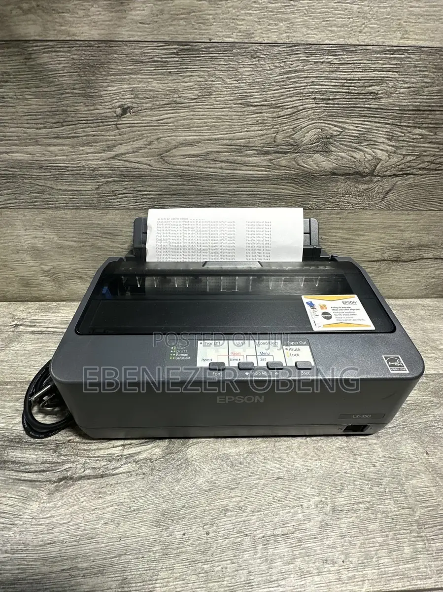 Epson Printer Dot Matrix Lx-350