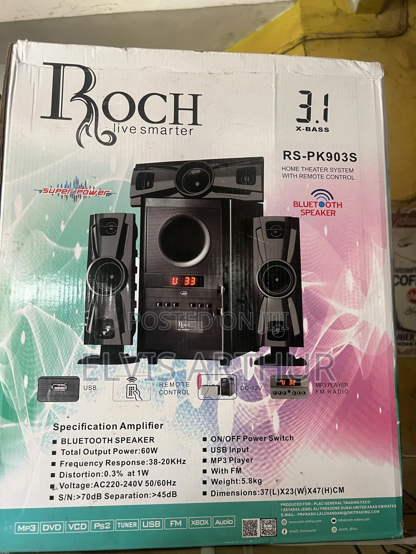 Sound System (With Bluetooth )