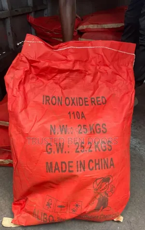 Red Iron Oxide Pigment for Construction and Paint Making