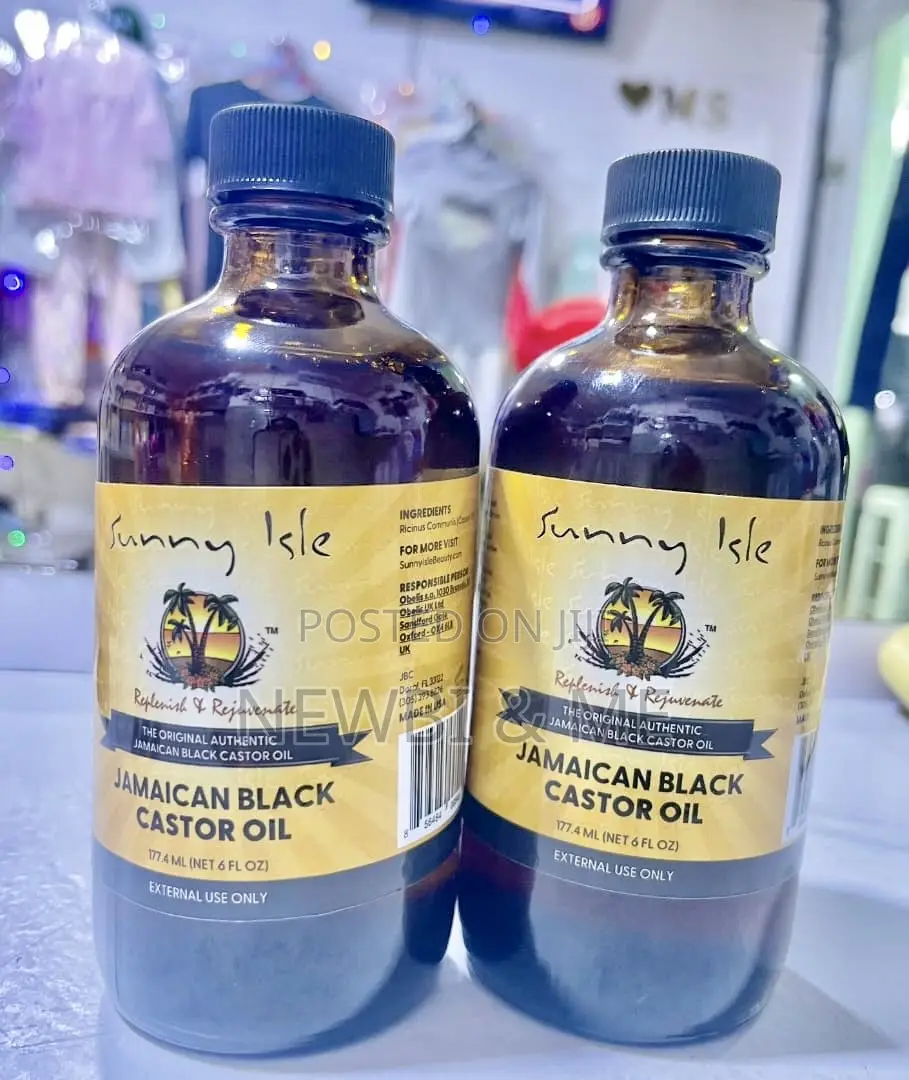 Jamaican Black Castor Oil .Sunny Isle