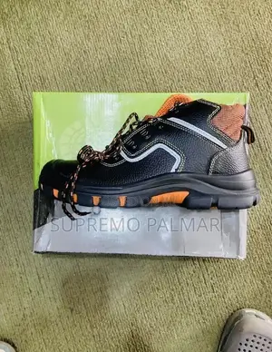 Emporo Leather Safety Boots – Steel Toe Industrial Work Boots