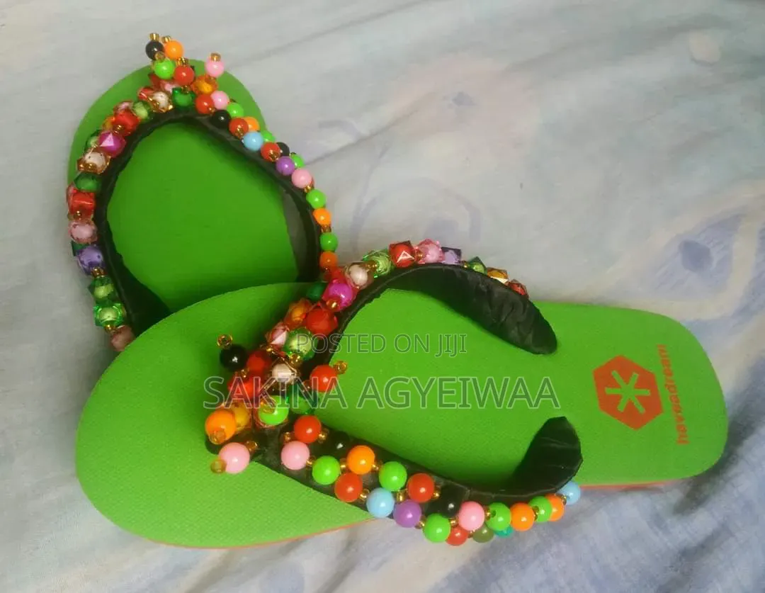 Easy Wear Beads Slippers for Sale