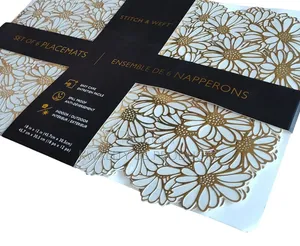 Stitch Weft Rectangular Placemats - 6 Set