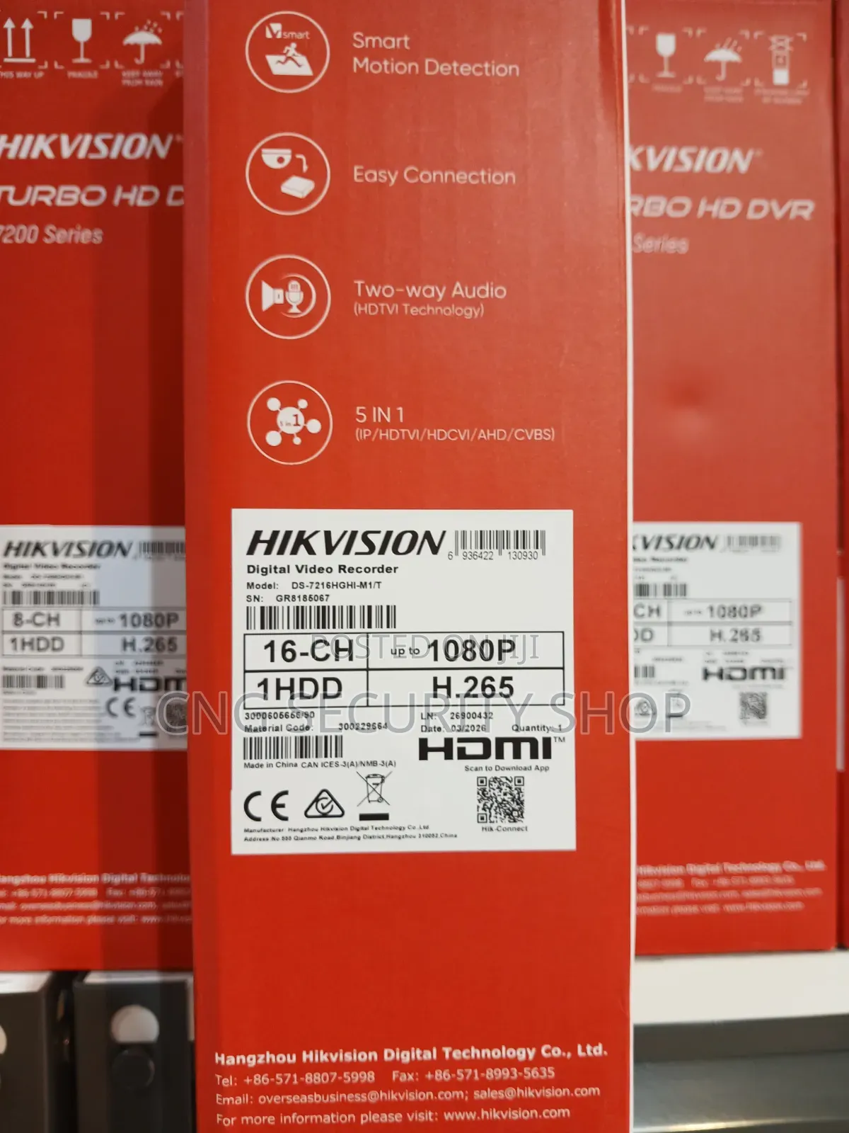 Hybrid Digital Video Recorder Acusense for 2mp