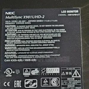 98" Monitor TV