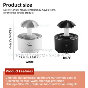 Rotating Aroma Diffuser /Ubbrella Humidifier