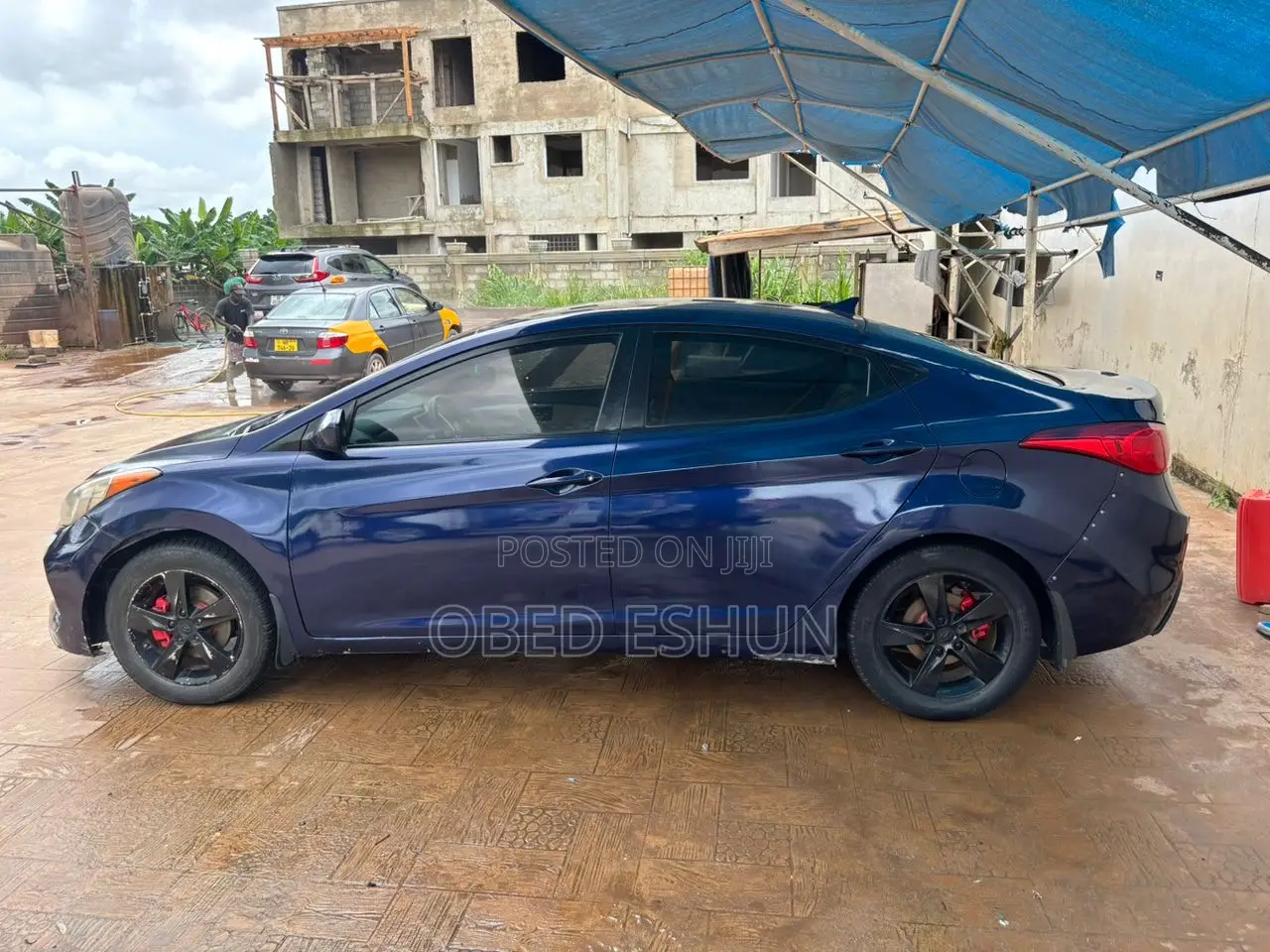 Hyundai Elantra Limited Sedan FWD (1.8L 4cyl 6A) 2013 Blue
