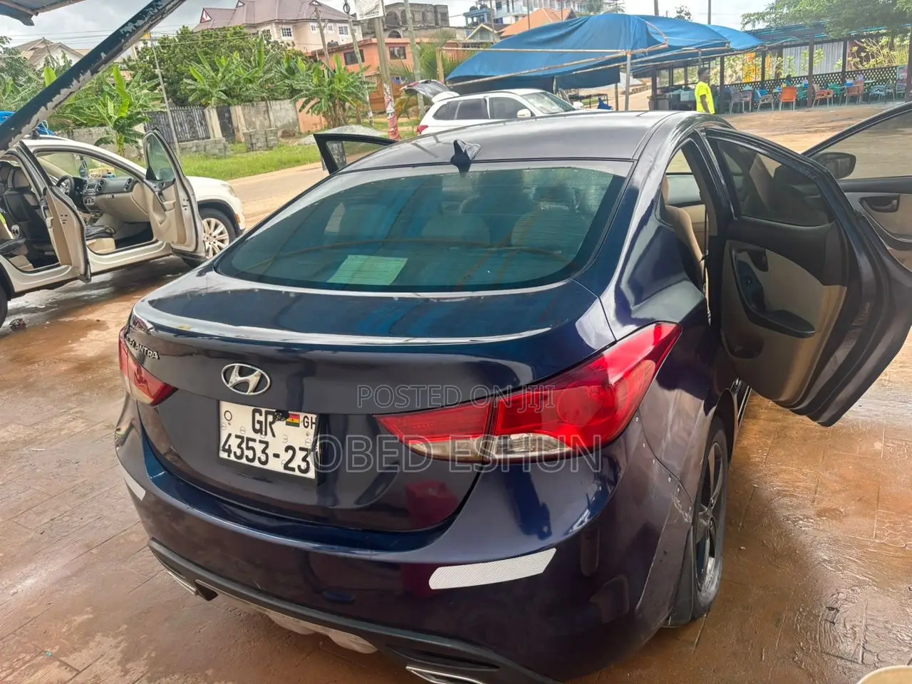 Hyundai Elantra Limited Sedan FWD (1.8L 4cyl 6A) 2013 Blue