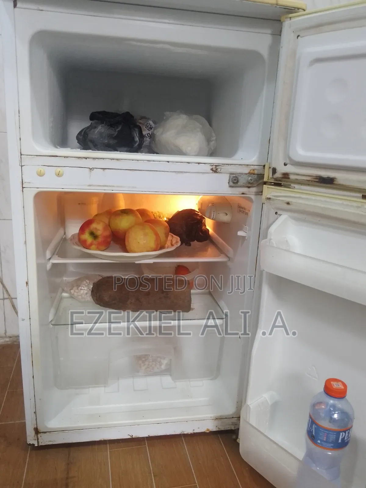 Double Door Table Top Fridge