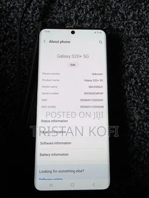 Samsung Galaxy S20+ 5G 128 GB Gray