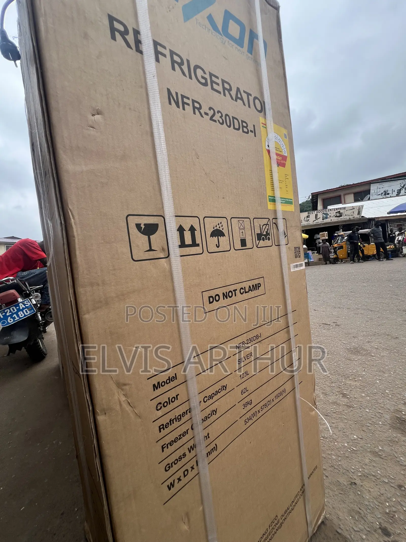 Nexon NFR-230DB-I Fridge+ Big Freezer