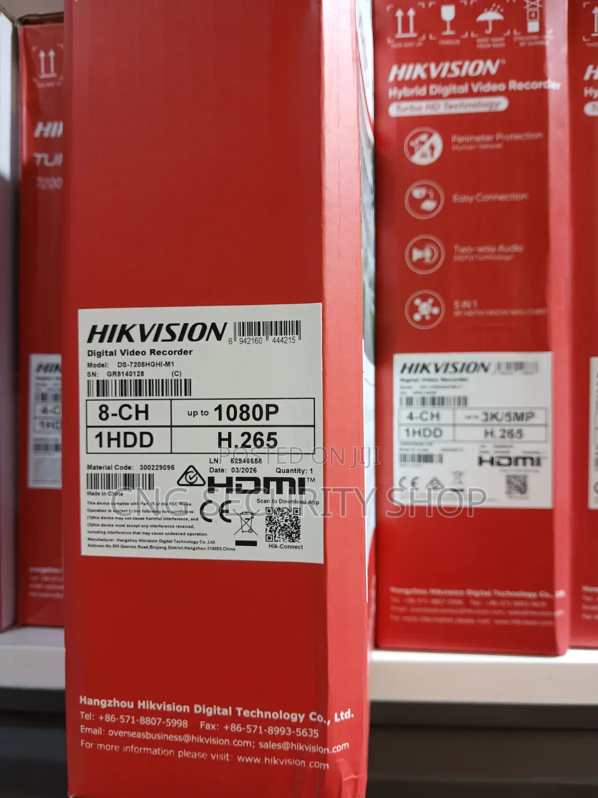 8ch DVR for 2mp Ds-7208hghi-M1