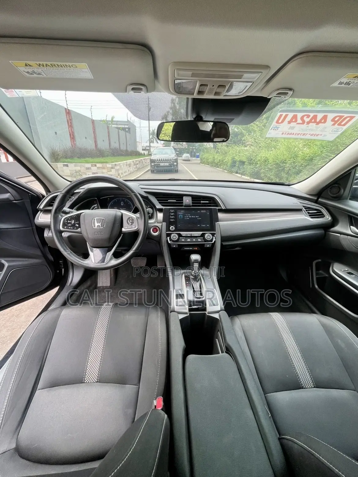 Honda Civic EX-L Sedan 2020 Black