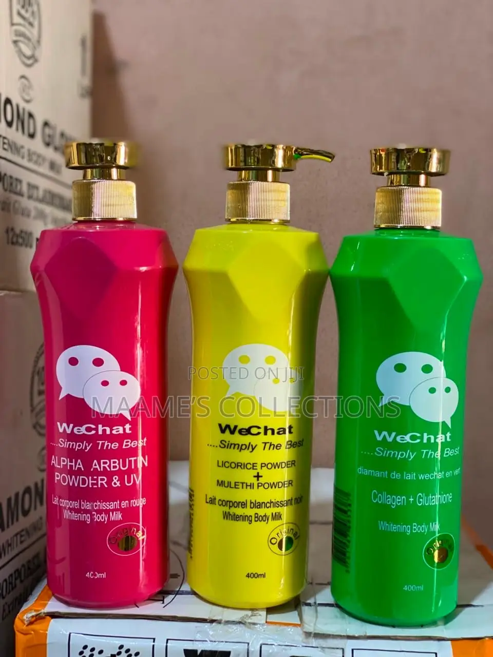 WeChat Simply the Best Whitening Body Milk