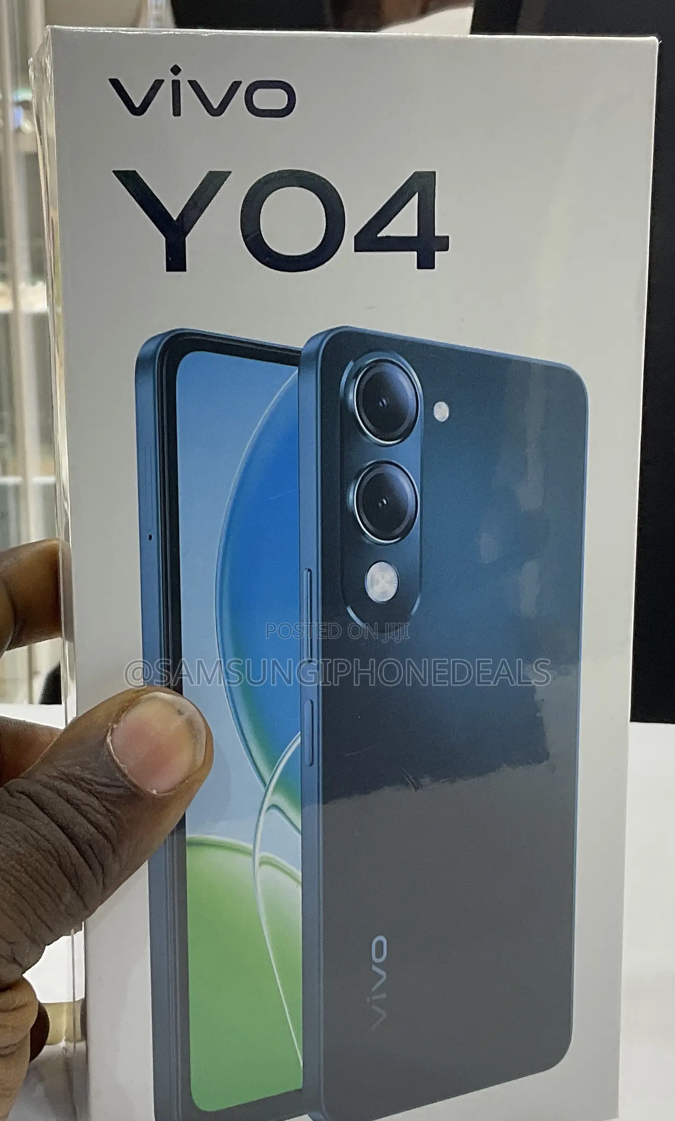 New Vivo Y04 128 GB Black