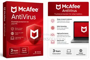 McAfee AntiVirus 3 Years/1 Device (Global)