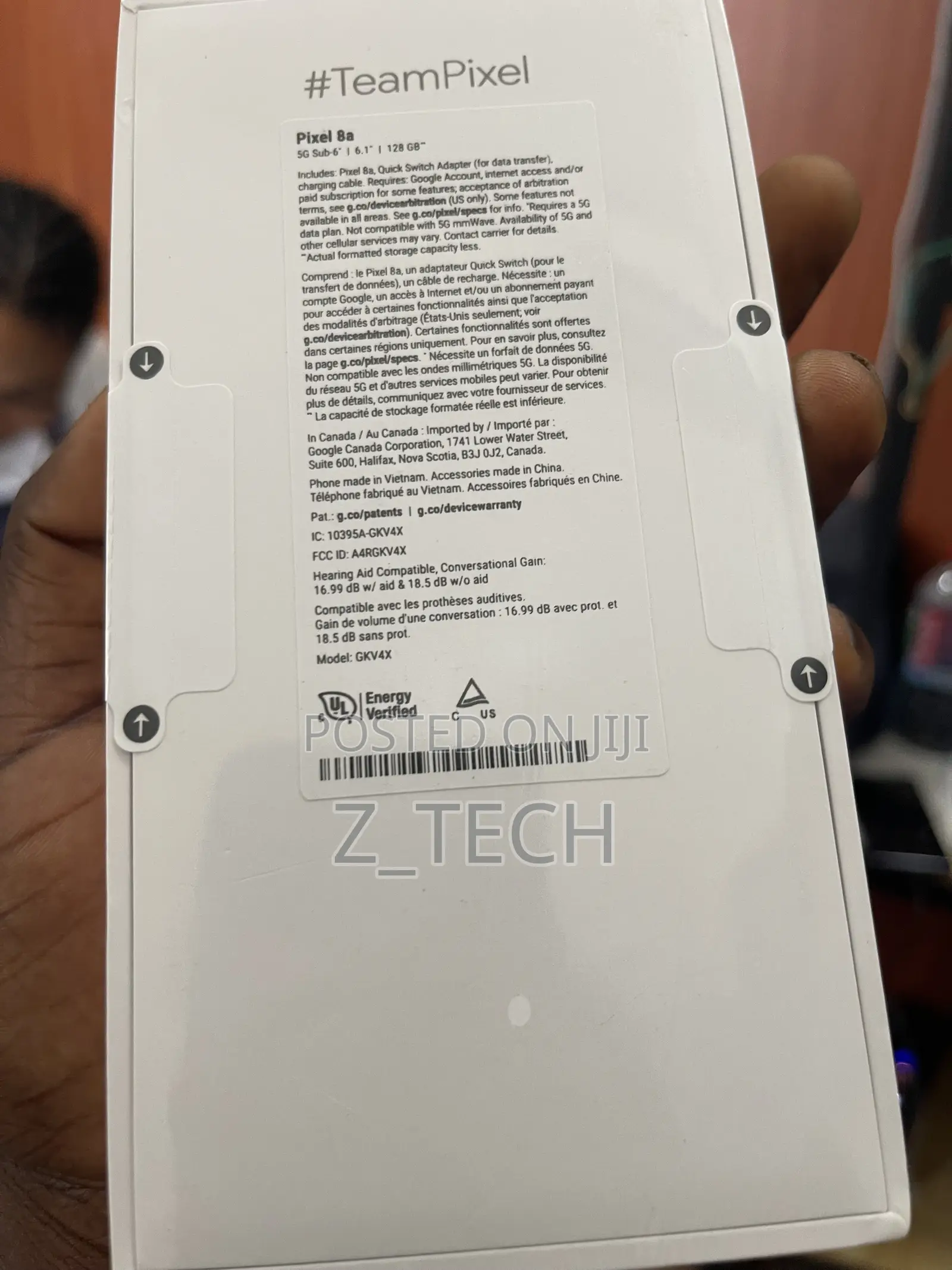 New Google Pixel 8a 128 GB Black