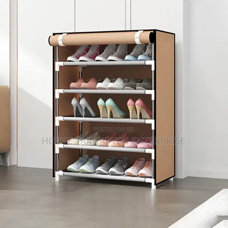 5-Tier Dustproof Shoe Rack
