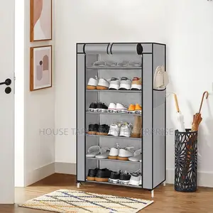5-Tier Dustproof Shoe Rack
