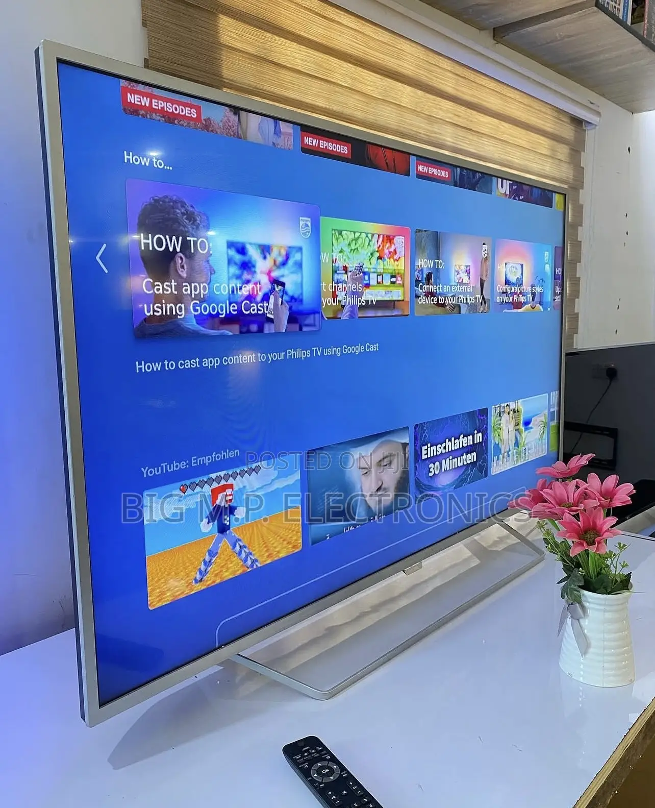 Philips 43 Inches Smart Digital Satellite. Uhd With Ambient Light.