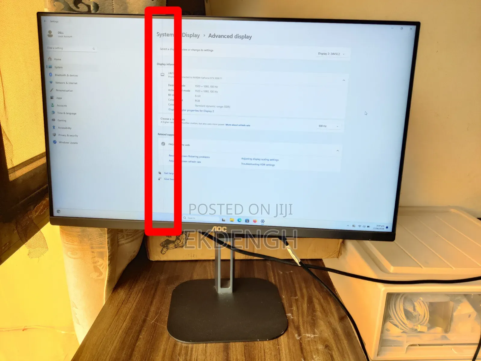 AOC 24v5c2 | 24" Full Hd Display | 100Hz IPS | HDMI | USB-C