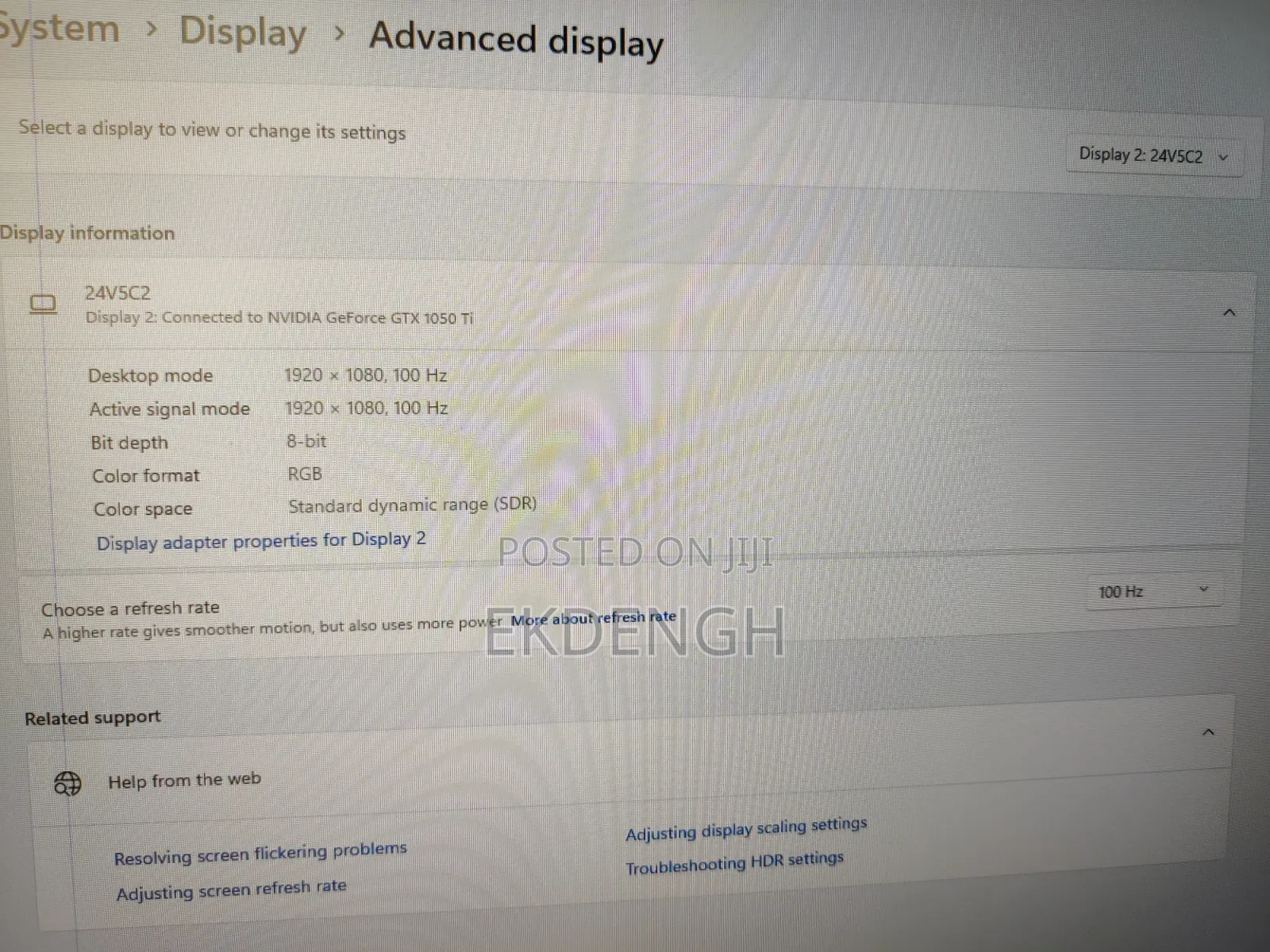 AOC 24v5c2 | 24" Full Hd Display | 100Hz IPS | HDMI | USB-C