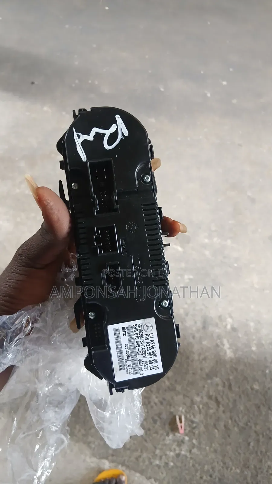Mercedes Benz CLA AC Switch