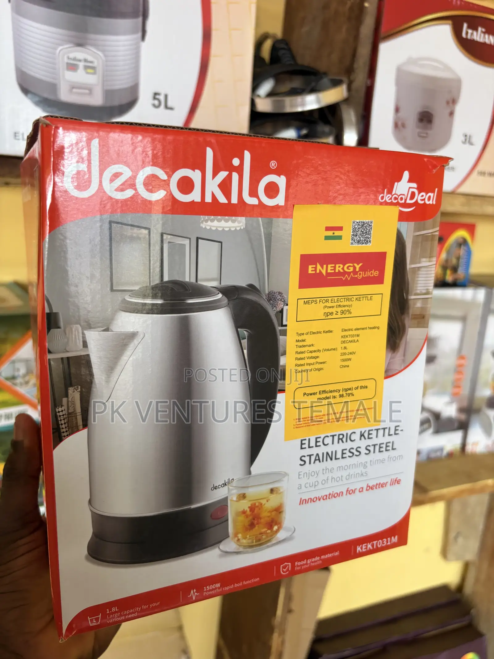 Decakilla 1.8lt Kettle