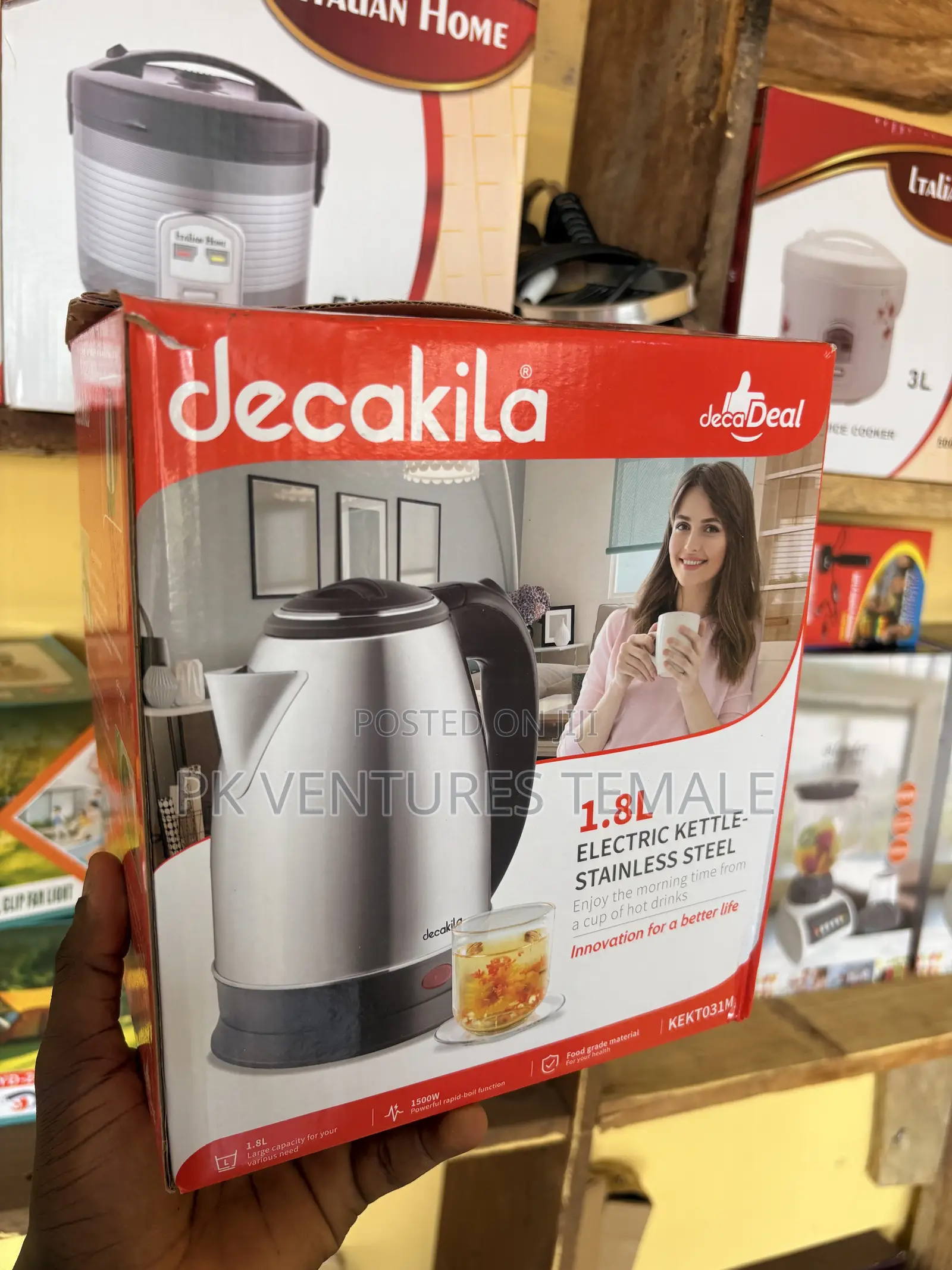 Decakilla 1.8lt Kettle