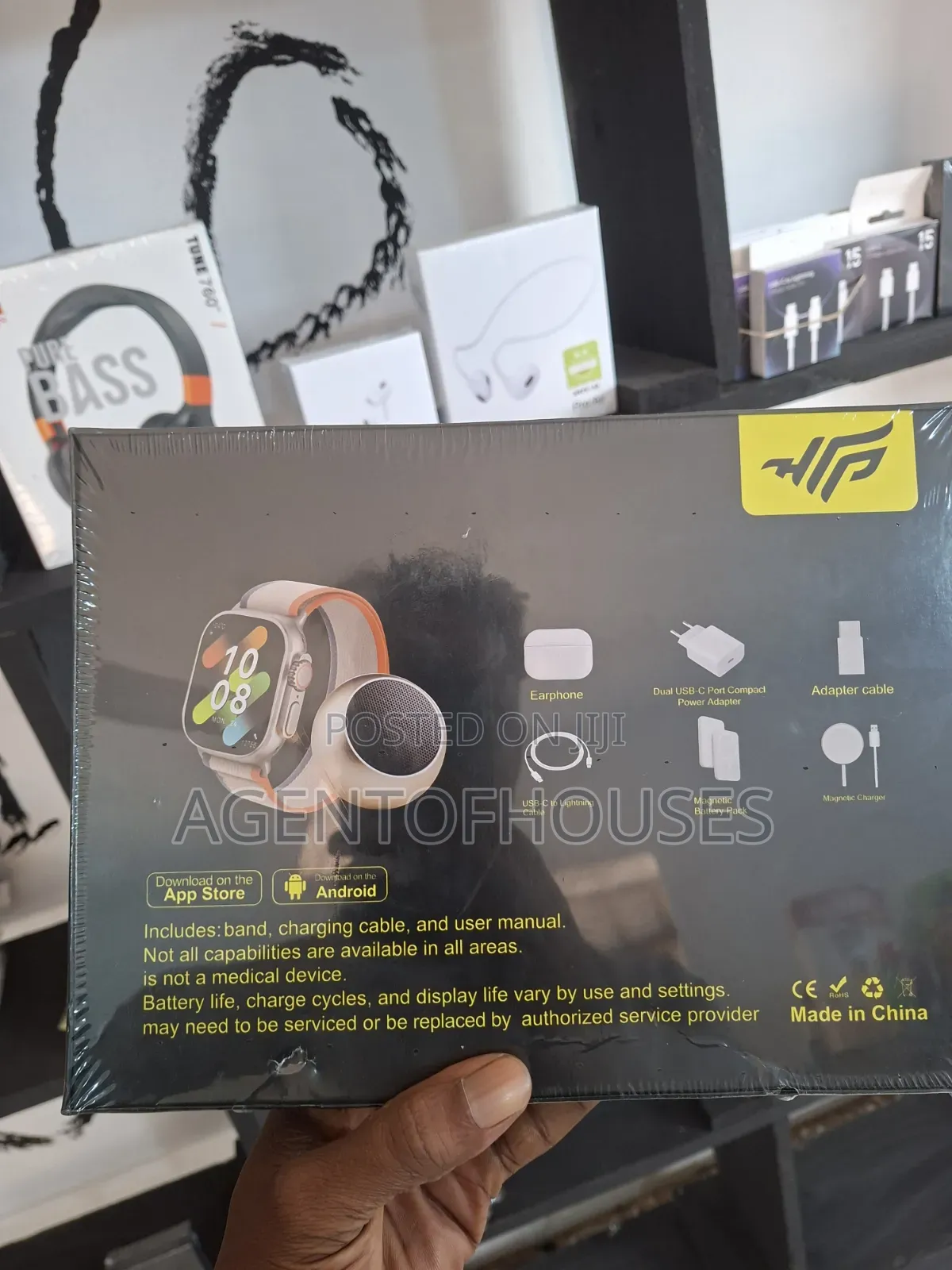 Smart Watch With All Accessories
